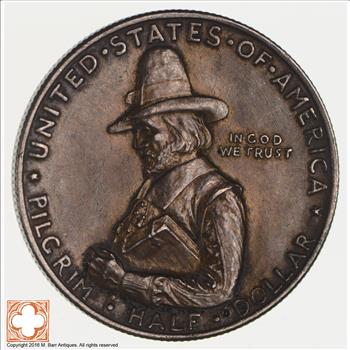 Rare - 1920 Pilgrim Tercentenary US Early Commemorative Half Dollar