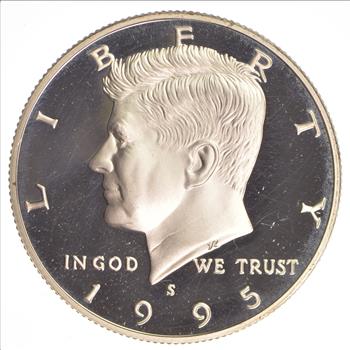 Rare 90% Silver Proof 1995-S Kennedy Half Dollar - PROOF