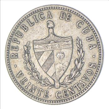 RARE - AUTHENTIC - Silver CUBAN Coin - Historic Coin!