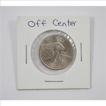 Rare Error - 2007-D Off-Center Idaho Washington Quarter - TOUGH