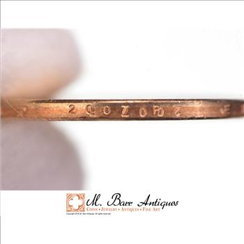 RARE ERROR - DOUBLE EDGE Lettering - 2007 ADAMS - Presidential Dollar