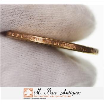 RARE ERROR - DOUBLE EDGE Lettering - 2007 ADAMS - Presidential Dollar