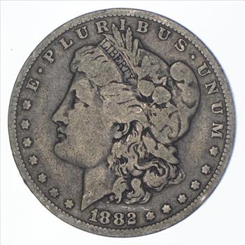 RARE - Error - O/S Mint Mark - 1882-O/S Morgan Silver Dollar - TOUGH