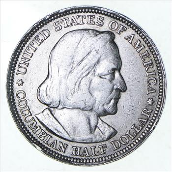 Rare - First Year - 1892 Silver Columbian Exposition U.S. Commemorative Half Dollar