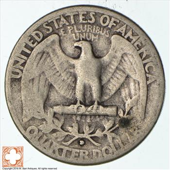 RARE Key Date - 1932-D Washington Quarter - First Year - TOUGH