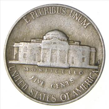 Rare - KEY DATE 1950-D Jefferson Nickel