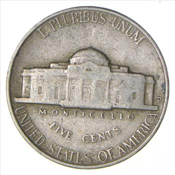 Rare - KEY DATE 1950-D Jefferson Nickel