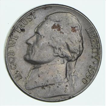 Rare - KEY DATE 1950-D Jefferson Nickel
