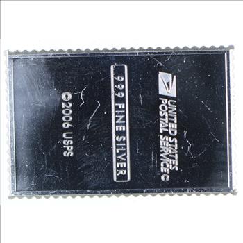 Rare Limited Edition - 23.5 Grams Silver USPS Maryland Stamp Bar - .999 Fine Silver