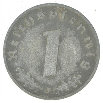 Rare - Nazi Germany Swastika - Authentic WWII Era Coin