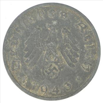 Rare - Nazi Germany Swastika - Authentic WWII Era Coin