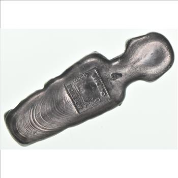 Rare Silver 126.7 Grams Skeleton Silver Bar .999 Fine Silver
