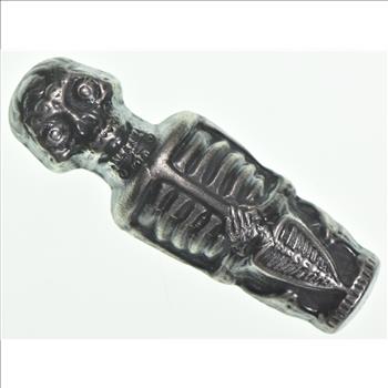 Rare Silver 126.7 Grams Skeleton Silver Bar .999 Fine Silver