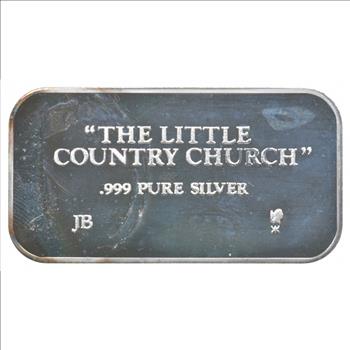 Rare Silver 19.3 Grams Christmas 1973 Silver Bar.999 Fine Silver