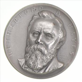 Rare Silver 24.4 Grams President Rutherford B. Hayes Silver Round .999 Fine Silver