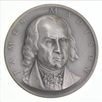 Rare Silver 24.6 Grams President James Madison Silver Round .999 Fine ...