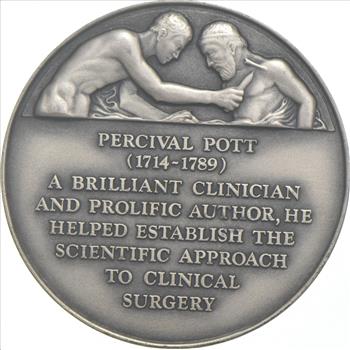 Rare Silver 49.3 Grams Percival Pott Round .999 Fine Silver