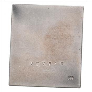 Rare Silver 9.9 Grams 1 1/2 Cents U.S. Post Stamp - Martha Washington Silver Bar .999 Fine Silver