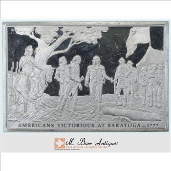 Rare Sterling Silver -Limited Edition - Americans Victorious at Saratoga-1777 - 51.0 Grams
