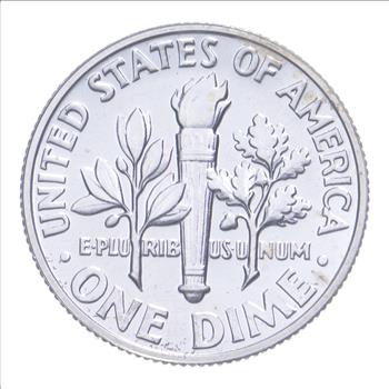 RARE Variety - 1964 Proof Roosevelt Dime - Pointed 9 Variety 90% Silver