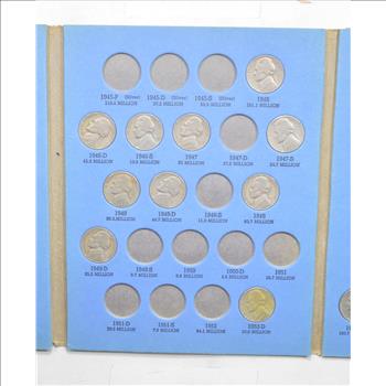 Set of Jefferson Nickels 1938-1961- US Coin Collection lot