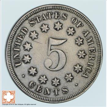 SHOWCASE: 1867 Shield Nickel - Without Rays