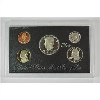 Silver 1993-S Deep Cameo U.S. Proof Set - 5 Coin Set - Includes 3 90% SILVER