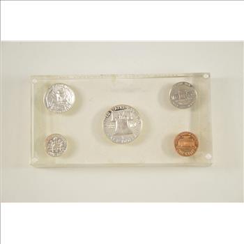 SILVER Coin Set 1963 U.S. Proof Coins - The First National Bank Of Chicago Historic US Collection - Includes SILVER