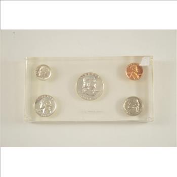 SILVER Coin Set 1963 U.S. Proof Coins - The First National Bank Of Chicago Historic US Collection - Includes SILVER