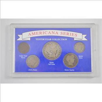 SILVER Coin Set Americana Series Yesteryear Historic US Collection - Includes SILVER