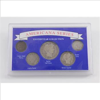 SILVER Coin Set Americana Series Yesteryear Historic US Collection - Includes SILVER