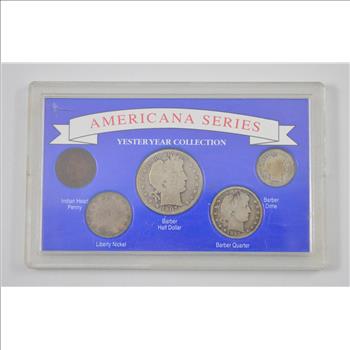 SILVER Coin Set Americana Series Yesteryear Historic US Collection - Includes SILVER