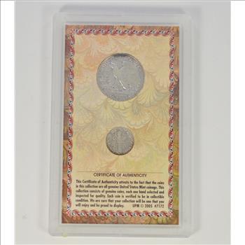 SILVER Coin Set America's Most Beautiful Coin Designs Historic US Collection