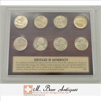 SILVER Coin Set Complete Jefferson Nickel Design Collection**** Historic US Collection - Includes SILVER