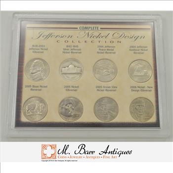 SILVER Coin Set Complete Jefferson Nickel Design Collection**** Historic US Collection - Includes SILVER