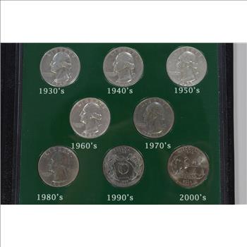 SILVER Coin Set  Great Americans - George Washington Coin & Stamp Historic US Collection