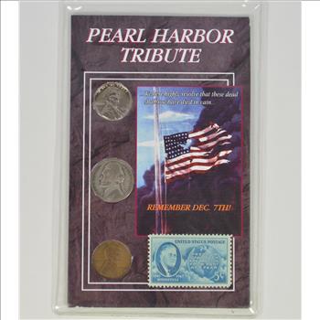 SILVER Coin Set Pearl Harbor Tribute Historic US Collection
