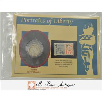 SILVER Coin Set Portraits Of Liberty Barber Silver Quarter**** Historic US Collection - Includes SILVER