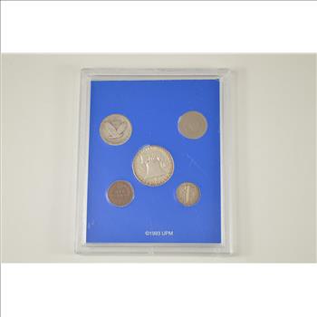 SILVER Coin Set Symbols Of American Freedom - American Eagle Collection Historic US Collection - Includes SILVER