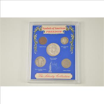 SILVER Coin Set Symbols Of American Freedom - American Eagle Collection Historic US Collection - Includes SILVER