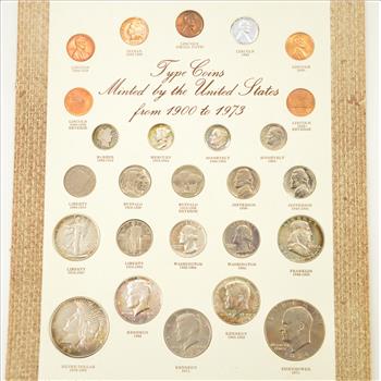 SILVER Coin Set The 20th Century Collection Historic US Collection - Includes SILVER