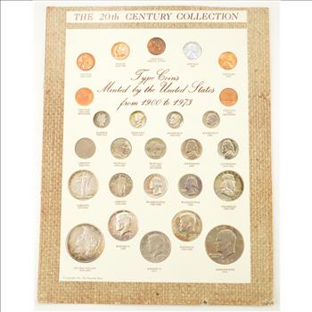 SILVER Coin Set The 20th Century Collection Historic US Collection - Includes SILVER