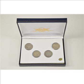 SILVER Coin Set The American Quarter Dollar Collection Historic US Collection - Includes SILVER