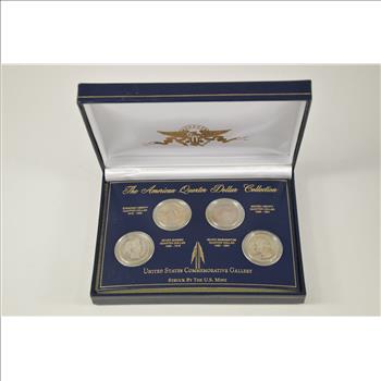 SILVER Coin Set The American Quarter Dollar Collection Historic US Collection - Includes SILVER
