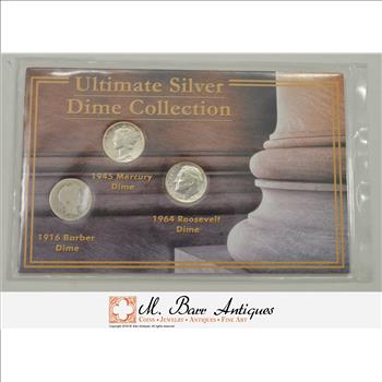 SILVER Coin Set Ultimate Silver Dime Collection**** Historic US Collection - Includes SILVER
