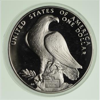 SILVER Proof 1984-S Los Angeles Olympics Commemorative US Silver Dollar - 90% Silver - Collectible