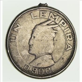 Silver Roughly The Size Of A Half Dollar 1932 Honduras 1 Silver Roughly The Size Of A Half