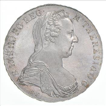 SILVER - WORLD COIN - 1780 Austrian Empire 1 Thaler - World Silver Coin
