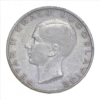 SILVER - WORLD Coin - 1938 Yugoslavia 20 Dinara - World Silver Coin