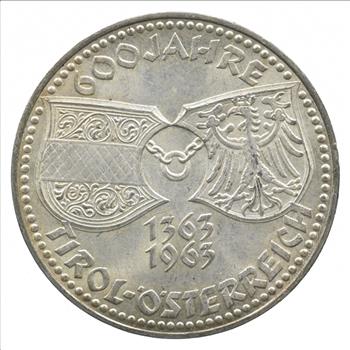 SILVER - WORLD Coin - 1963 Austria 50 Schilling - World Silver Coin